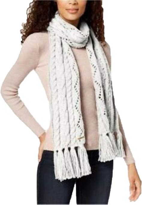 michael kors pointelle cable knit scarf|MICHAEL Michael Kors Pointelle Cable.